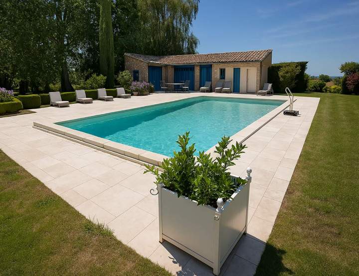 Construction d'une piscine enterrée Libourne