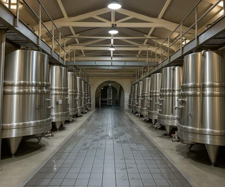 Rénovation d'un cuvier de chai Libourne